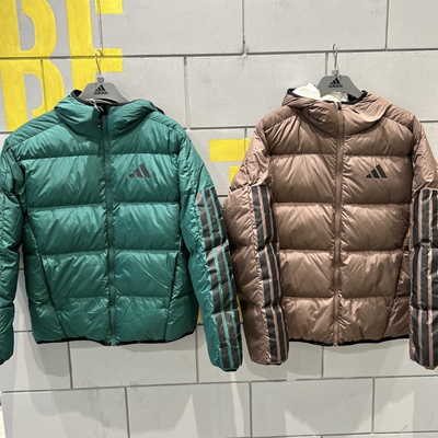 Adidas阿迪达斯 男子运动休闲潮流双面穿羽绒服外套JM4622 JM4624
