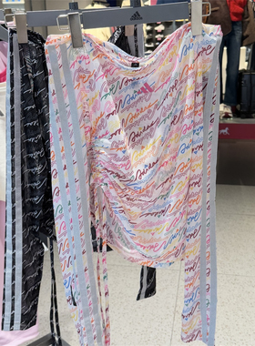 阿迪达斯 女子运动潮流舞动系列满印速干长袖T恤 KR7600 KS5308