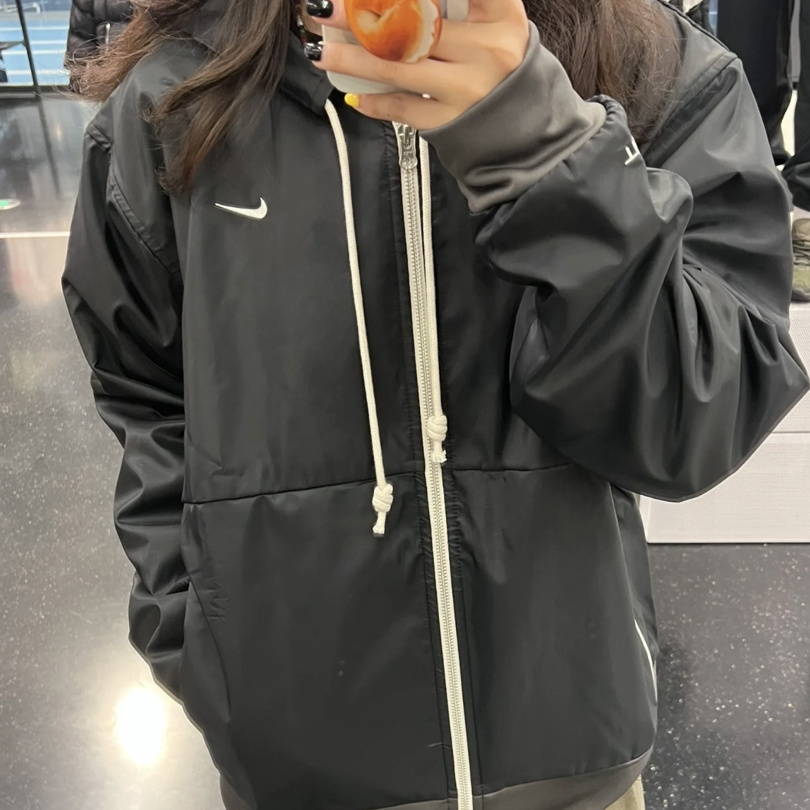 Nike耐克 秋冬男子运动休闲经典梭织防风加绒保暖连帽外套 DQ6185