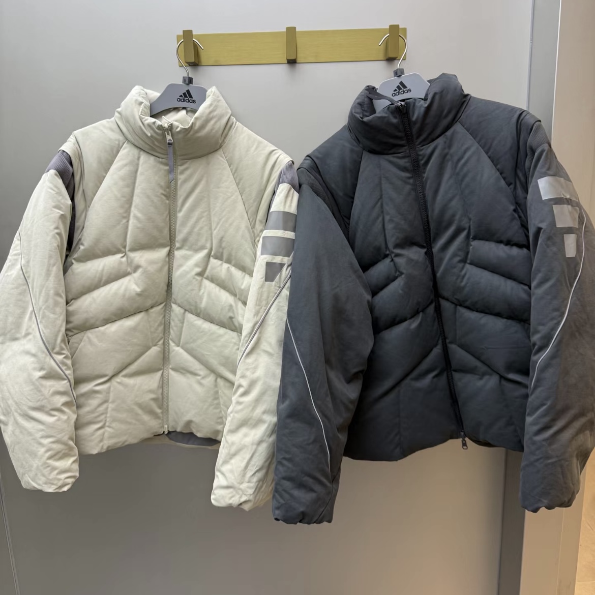 Adidas阿迪达斯 FOS运动休闲潮流羽绒服外套JM6173 JM6174 JM6175