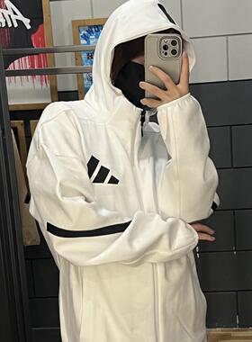 阿迪达斯 ZNE真治愈运动休闲潮流连帽夹克外套长裤 JF2443 JF2449