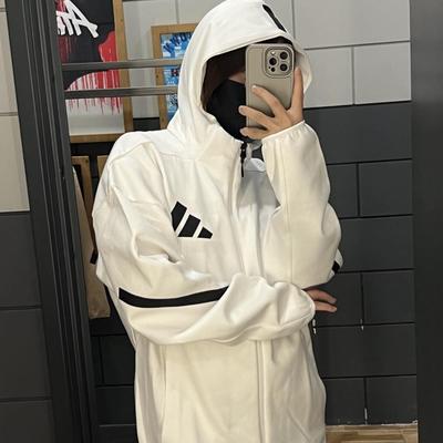 阿迪达斯 ZNE真治愈运动休闲潮流连帽夹克外套长裤 JF2443 JF2449