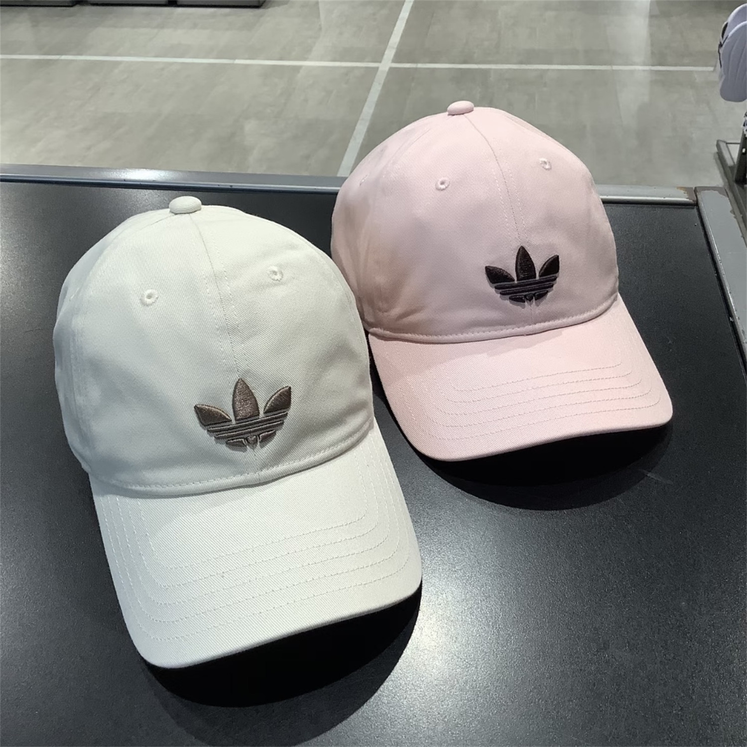 Adidas三叶草 男女运动休闲潮流经典刺绣棒球帽子 KC8038 JC6037