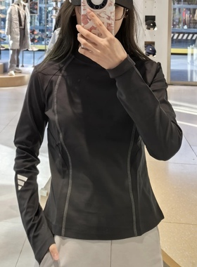 Adidas阿迪达斯 FOS 女子运动休闲潮流防晒长袖T恤 JY8069 JY8071