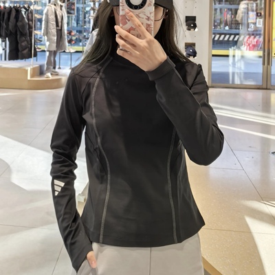 Adidas阿迪达斯 FOS 女子运动休闲潮流防晒长袖T恤 JY8069 JY8071