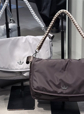 Adidas三叶草 男女运动潮流邮差包背包拎包斜挎包 KT7417 KT7418