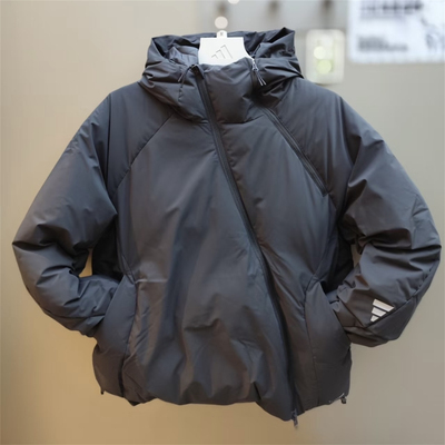 Adidas阿迪达斯 FOS 运动户外防水连帽羽绒服外套 KC2576 KC2577