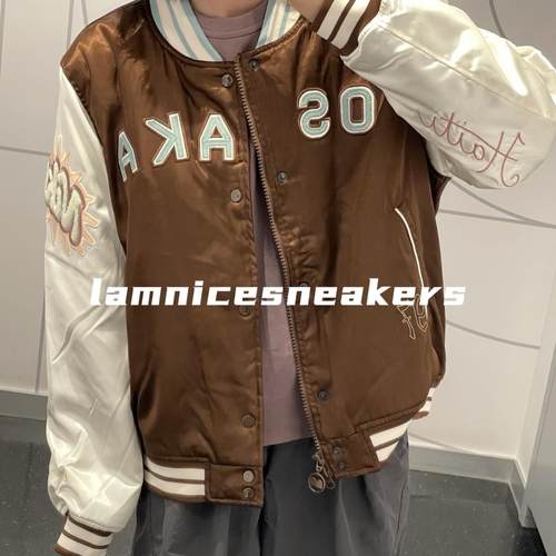 Nike耐克 女子运动休闲潮流网球猫卡通刺绣棉服夹克外套 FD5524