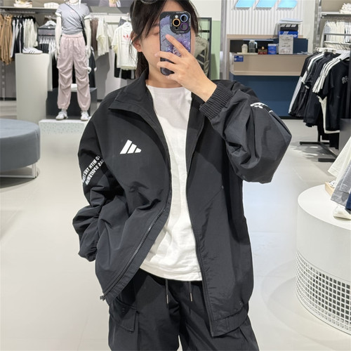 Adidas阿迪达斯 男子运动休闲复古梭织立领夹克外套KA1264 KA1265