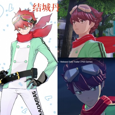 数码宝贝物语结城卡娜cos假发