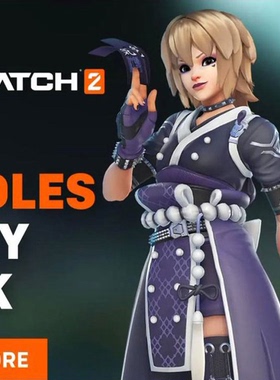 帝都动漫 守望先锋2 哥特雾子Goth Kiriko 探奇 假发 cos 定制