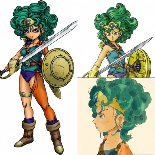 DQ4索菲娅Sofiacos假发成品