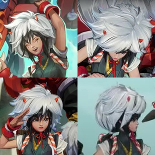 帝都动漫cosplay假发套 漫威争锋 潘妮帕克 妖怪皮肤 COS定做