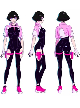 帝都动漫 赛博朋克 边缘行者 Edgerunners cos 假发 定制 造型