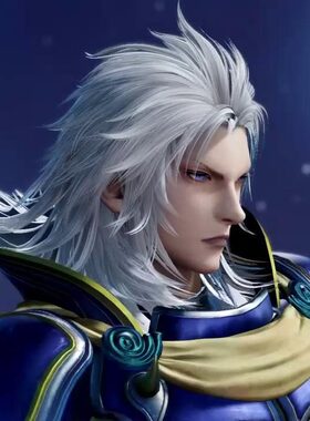 动漫cosplay假发套短发银色 COS 最终幻想纷争NT光之战士定制假毛