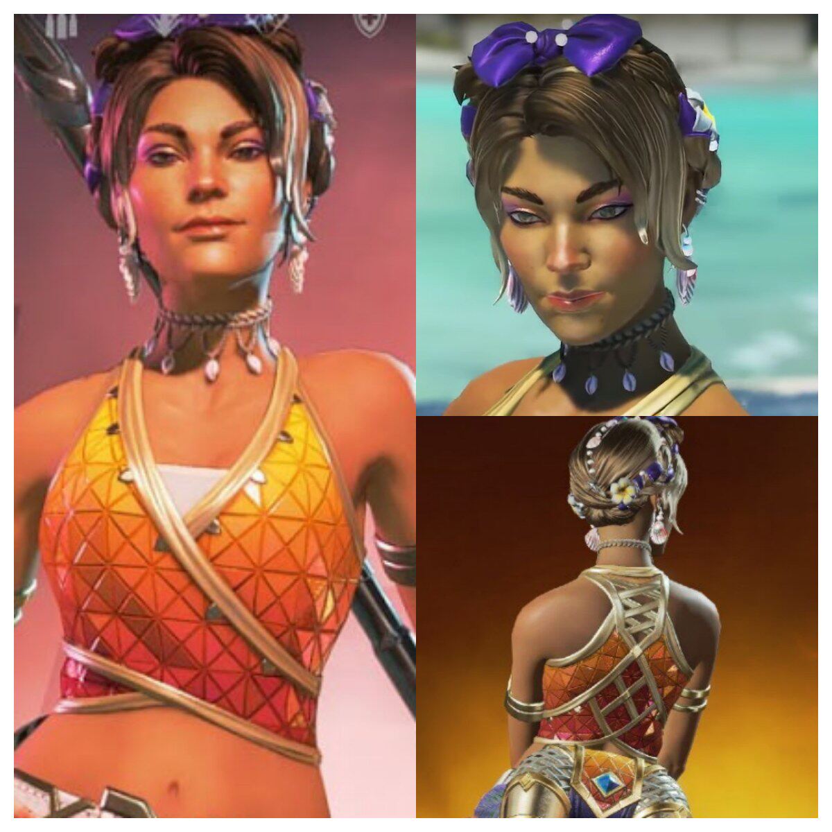 帝都动漫 cosplay apex英雄 legends-loba 罗芭 cos 假发 定制