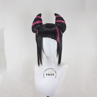 帝都动漫 街霸6 街头霸王 韩蛛俐 韩朱莉 韩茱莉 隆cos假发 定制