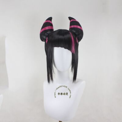 街霸6韩蛛俐隆cos假发定制造型