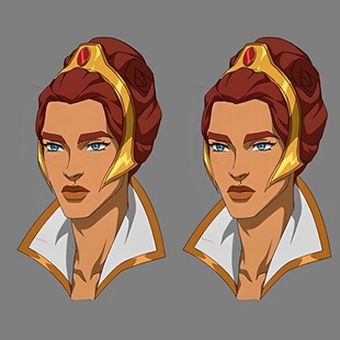 帝都动漫COSPLAY 宇宙巨人 启示录 Teela 蒂拉 提拉 cos假发 成品