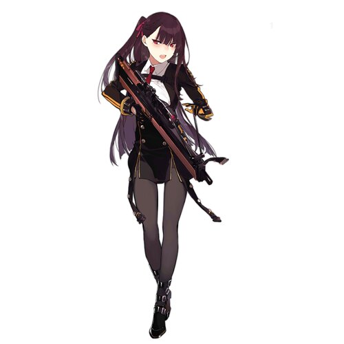 少女前线WA2000cos假发造型
