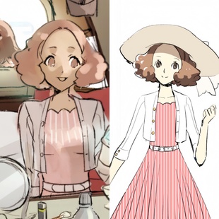 帝都动漫 女神异闻录5 奥村春 夜幕魅影 野毛朋子 cos假发 造型