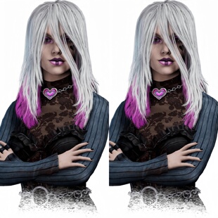 帝都动漫 COSPLAY 黎明杀机 逃生者 Sable Ward 塞布尔 cos假发