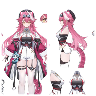 虚拟主播hololive Justice Raora Panthera 拉欧拉 潘特拉cos假发