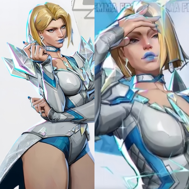 漫威争锋白皇后艾玛cos假发