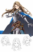 Hoàng đế anime cosplay tóc giả COS màu xanh tưởng tượng Catalina Alice tạo tóc giả - Cosplay