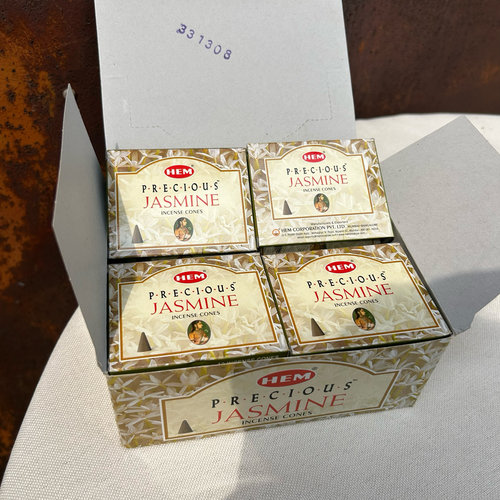 HEM印度进口塔香 茉莉花JASMINE 浓香版锥香室内持久正品香薰净化