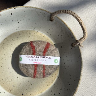 粉盐味道 HIMALAYA尼泊尔羊毛毡手工皂冷制皂喜马拉雅精油香皂