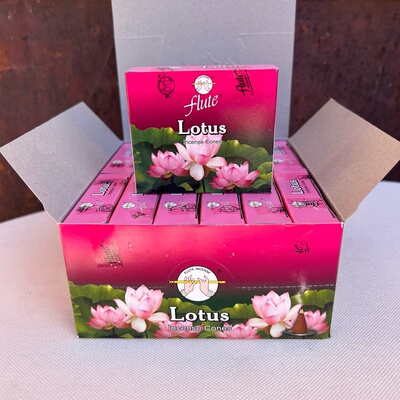 印度进口塔香flute老牌-荷花Lotus 家用室内香薰锥香花香去味除臭