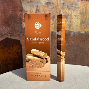 印度进口Flute正品线香檀香木Sandalwood香薰家用室内卫生间除味