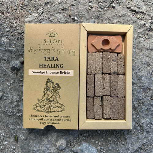 ISHOM印度进口香砖度母疗育TARA HEALING 手工制作香薰香氛清淡香