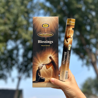 印度进口Herbsum正品线香祈福灌顶香Blessings 家用香薰除异味