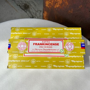 乳香(绿标款)FRANKINCENSE 印度赛巴巴SATYA真理线香除味竹签香