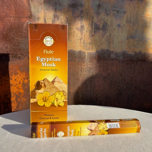印度进口Flute正品线香埃及麝香Egyptian Musk家用室内卫生间除味