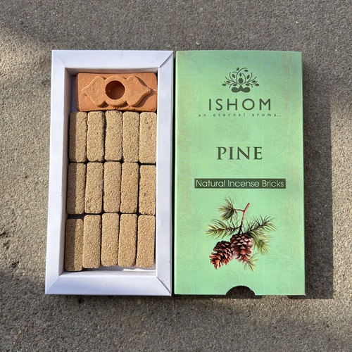 ISHOM印度进口香砖松树PINK手工制作香薰熏香香氛（natural气息）