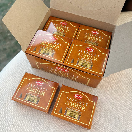 【琥珀香】一丝神秘而又安静的感觉｜HEM印度香进口塔香AMBER