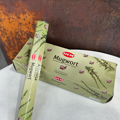 艾草香 Mugwort 印度香进口HEM线香 竹签香室内薰香净化空气正品