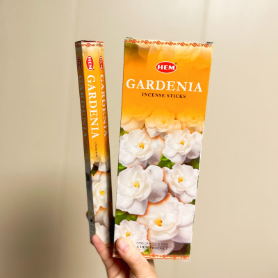 进口印度香HEM Gardenia 栀子花香线香香薰熏香室内家用净化空气