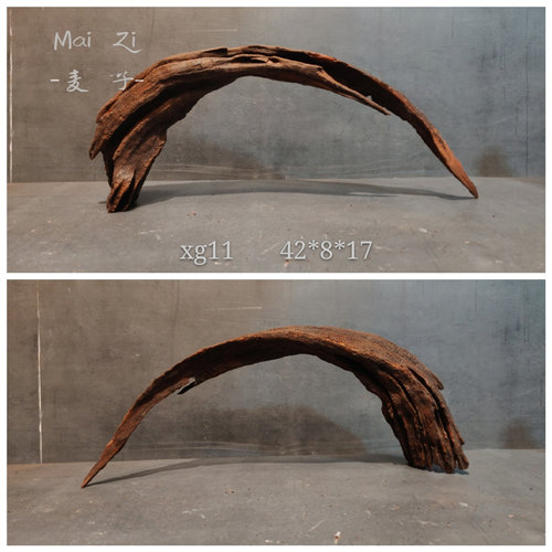 [麦子]30-50cm沉木鱼缸造景拱桥