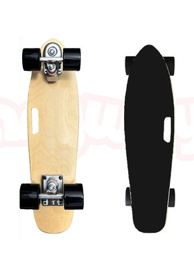 anyway特别款迷你陆地冲浪板滑板小鱼板便携免蹬地代步刷街男女