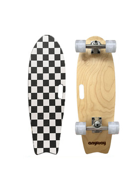 anyway27”幻影陆地冲浪板手提枫木大鱼板初学者滑板滑雪刷街
