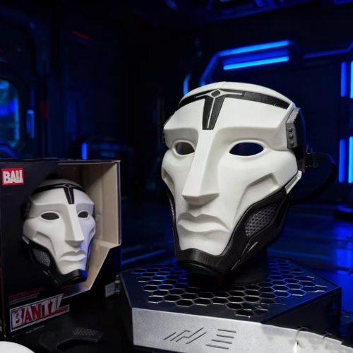 三角洲cos典狱长格赫面具佩戴游戏同款模型cosplay道具白色灰色