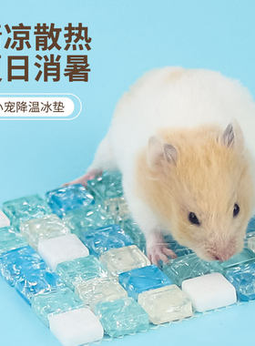 宠尚天仓鼠夏天降温用品消暑散热板宠物夏季专用冰兔子凉席冰垫