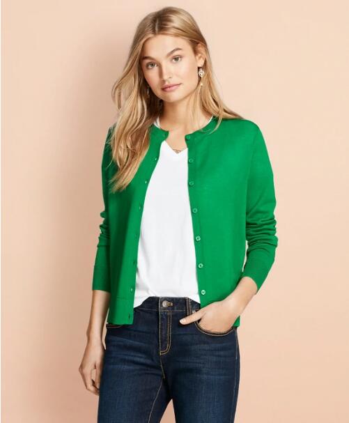 精纺羊毛衫单穿上衣美式风