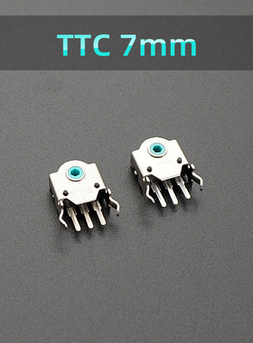 TTC7mm鼠标滚轮编码器绿芯解码器RAT3 5赛钛克MMO7海盗船M65红M95