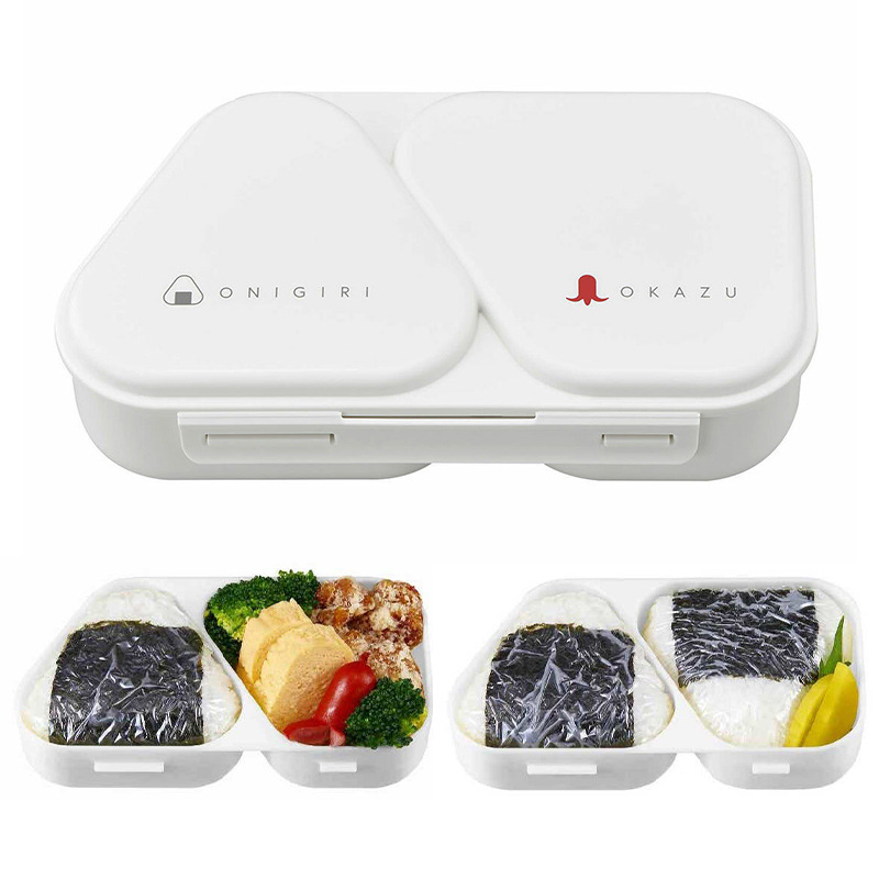 日本OSK卡通史努比水果午餐饭盒三角形饭团分格便当盒餐具日式