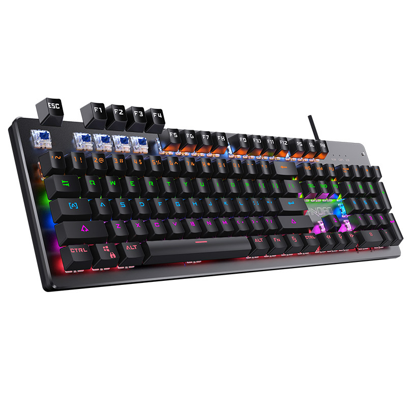 真机械键盘可换轴插拔轴青轴黑轴茶轴朋克台式笔记本电竞外设